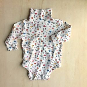 Vintage 18 Mos. Baby Boy Sports Gear Turtleneck